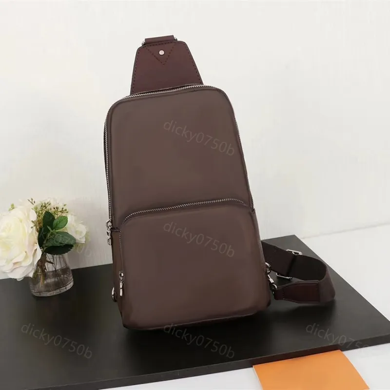 Borsa a tracolla da uomo di lusso Designer Borsa da uomo in pelle Borsa a tracolla classica Doppia chiusura con zip a tracolla Borse da viaggio in tela speciali Borse da uomo per presbiopia