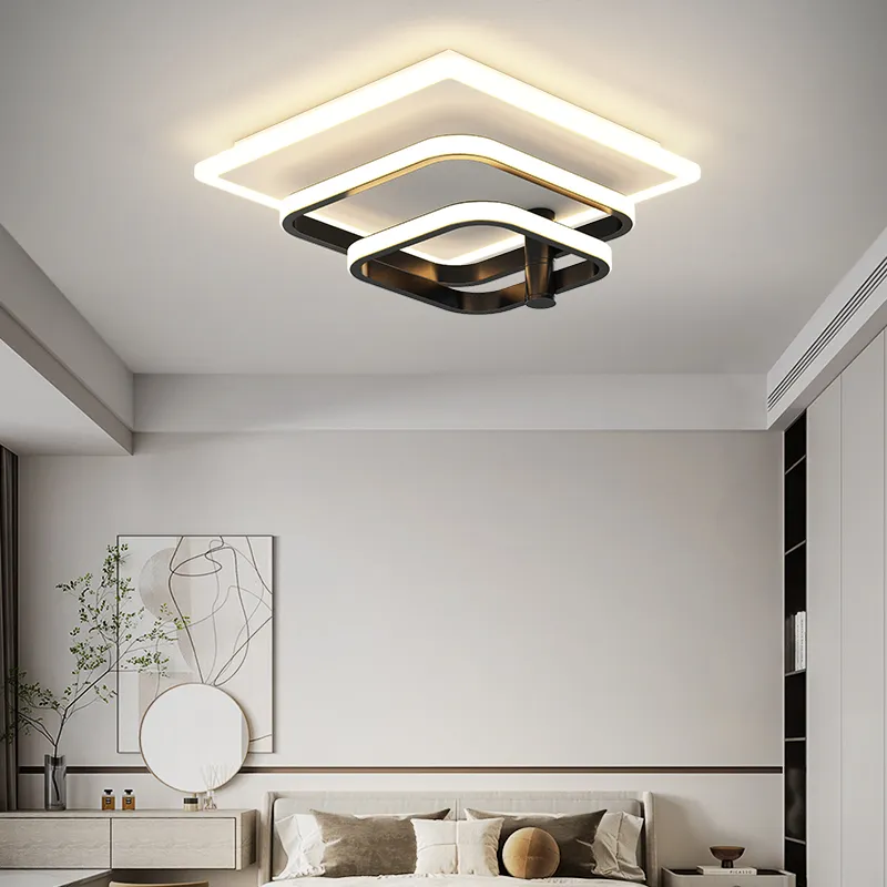 Plafondlampen eenvoudige moderne warme romantische slaapkamer inbouw led kunst creatieve lampen gepersonaliseerde woonkamer studie lamp fixtureceiling