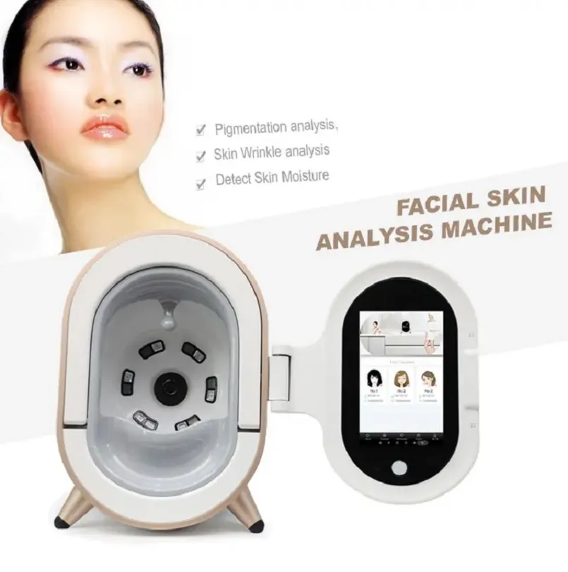 Portable Facial 3D UV Magror Miroir Analyse de la peau Machine de beauté Équipement de beauté Scanner Scanner Skin Analyzer Pixel USB Windows Storage