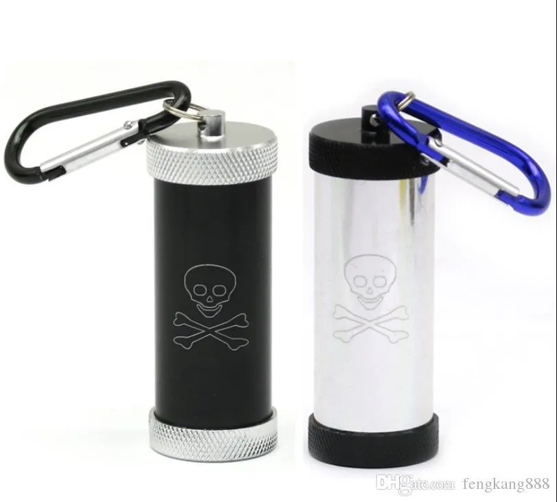 Smoking Pipes Tragbare Metall-Aufbewahrungsbox mit Schlüsselverschluss. 68 mm hoher Mini-Auto-Aschenbecher aus Metall
