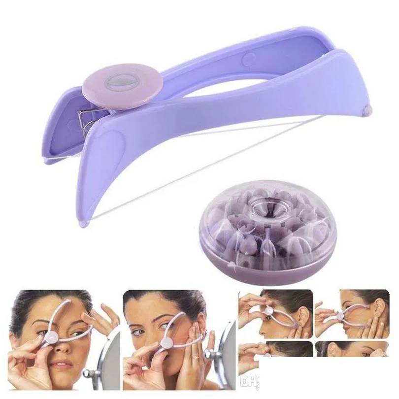 Epilator New Spring Face Skin Care Body Facial Threading Defeatherer Diy Beauty Tool Drop Delivery Health Shaving Removal Dhk3G