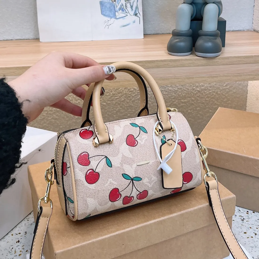 Симпатичная сумка через плечо, роскошные сумки, дизайнерские сумки, подушка, женская мини-новая модная классическая сумка через плечо 230808