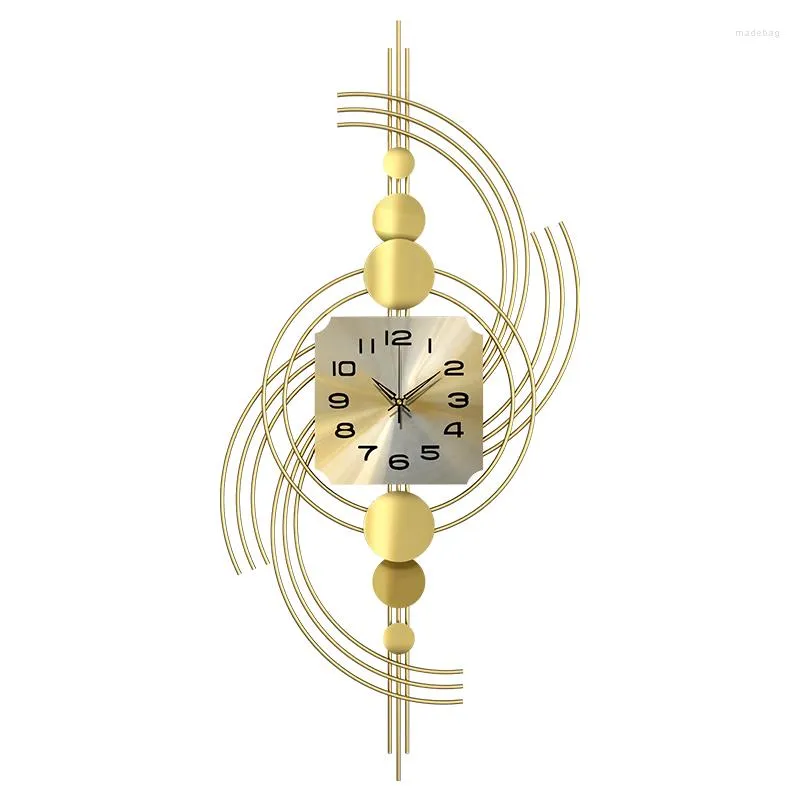 Horloges murales Design moderne Horloge numérique Art grande taille luxe automatique décoration articles montre Relogio De Parede maison