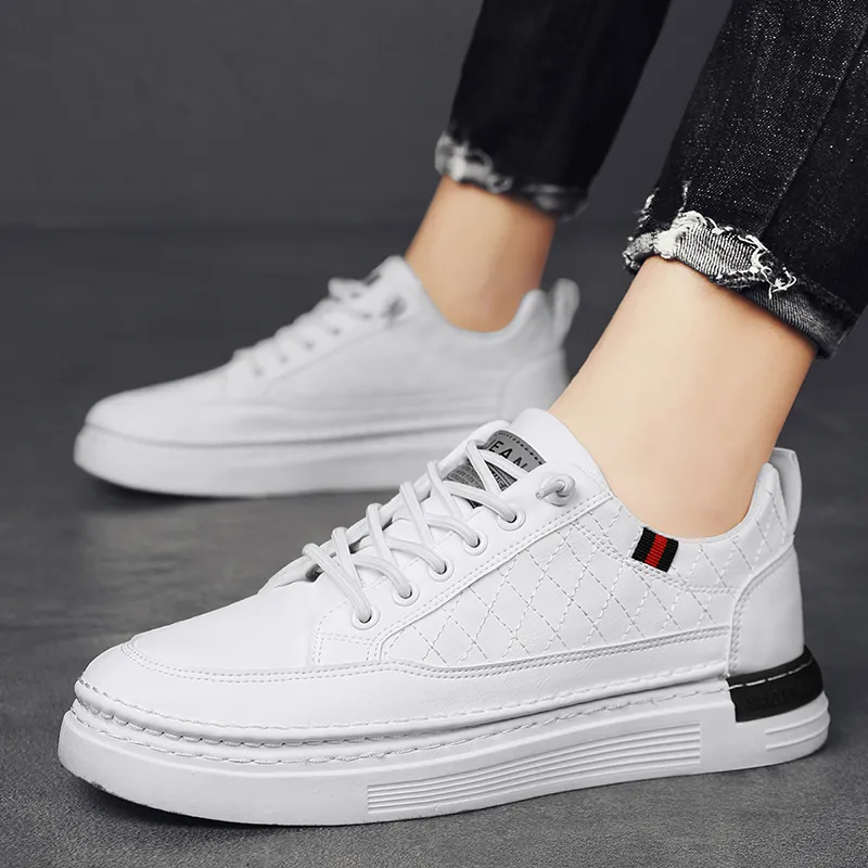 Mens pure store white trainers