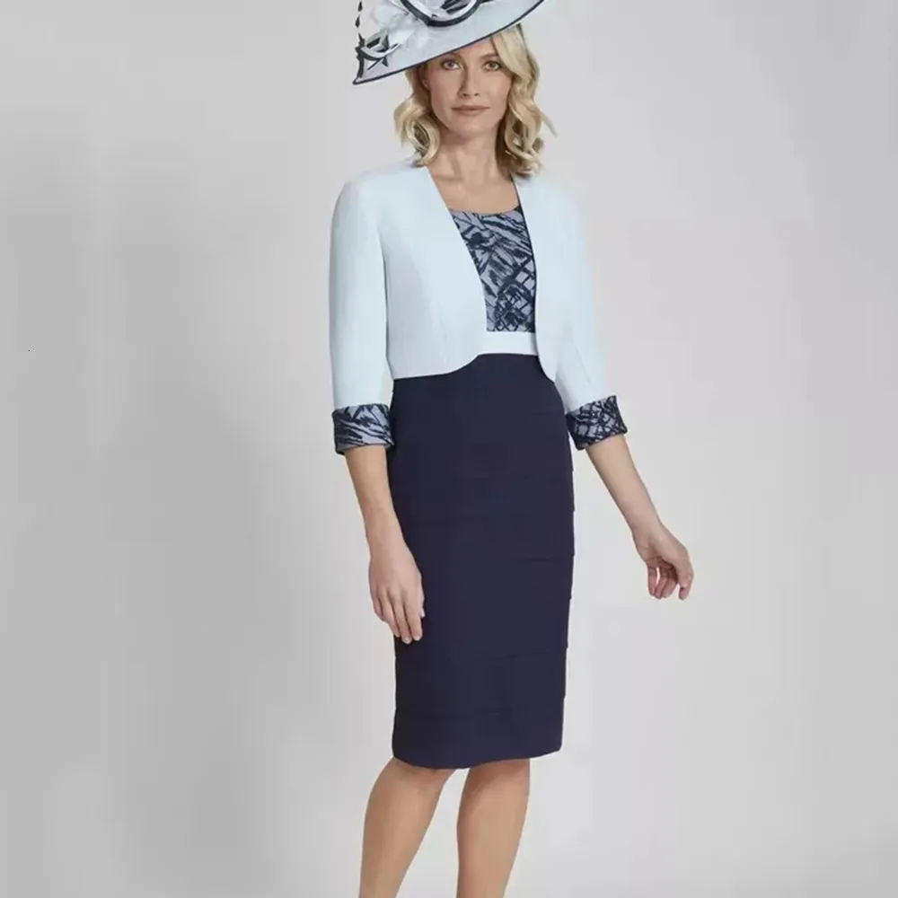 Robe droite avec veste hotsell