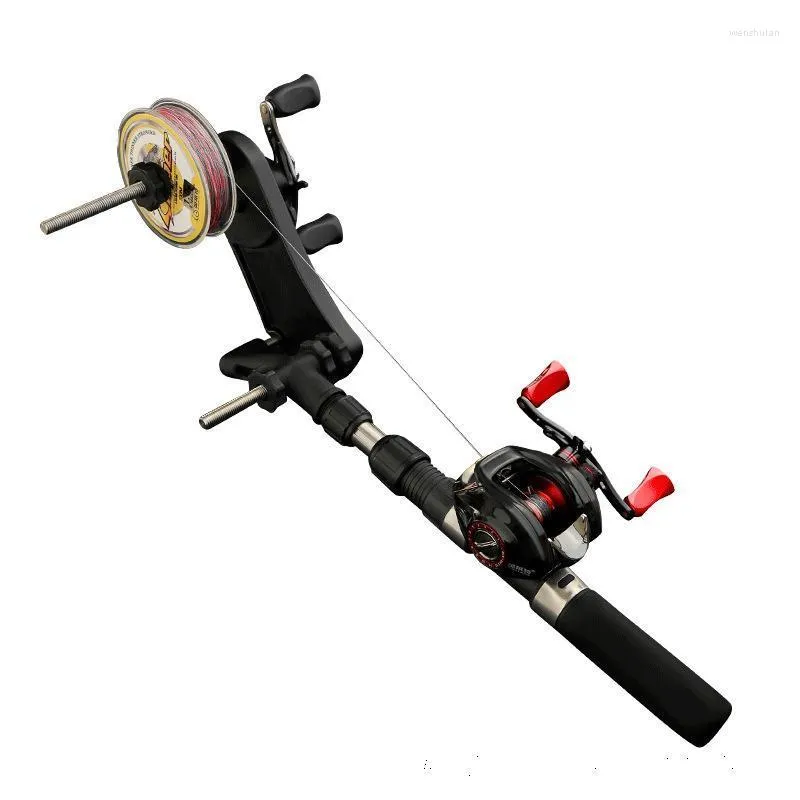 Fiskelinje Spooler Winder Reel Spool Spooling Station System för snurrning eller baitcasting -utrustningsrullar