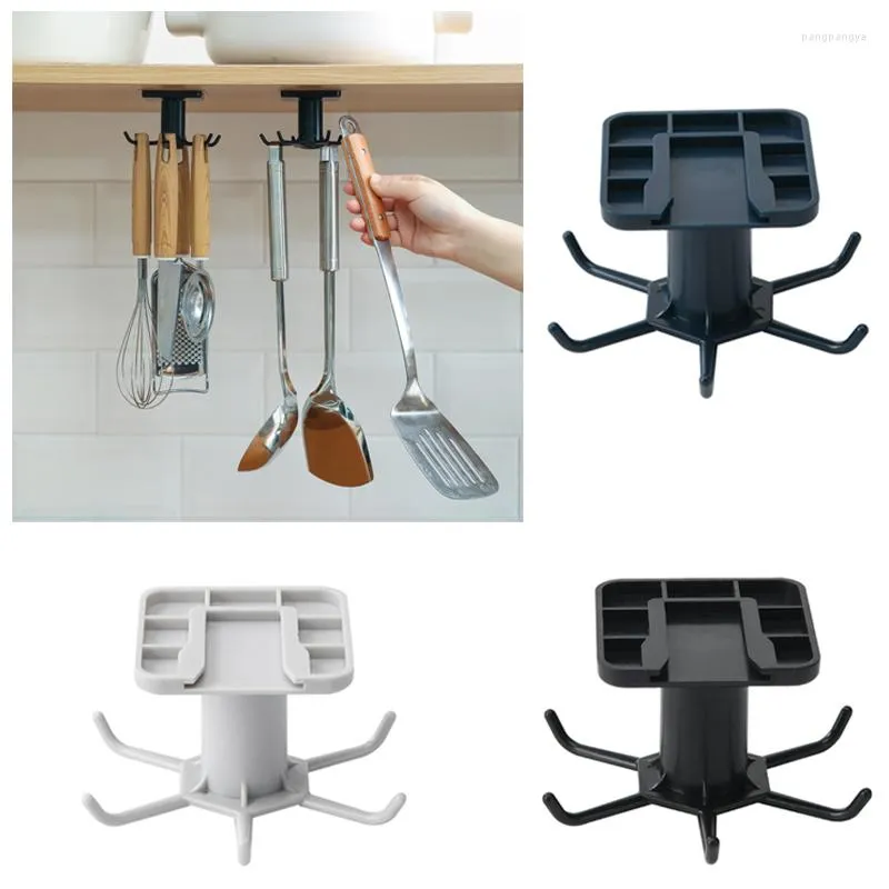 Portaoggetti da cucina per organizer e accessori per accessori per scaffali girevoli. Gancio per armadio