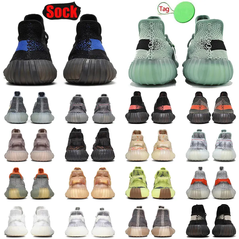 Kanye West Yeezys 350s Adidas Yeezy Boost 350 V2 3M Size 36-48 Static Running Shoes Sneakers Mono Ice Cinder Carbon tennis Men Women Trainers With Socks