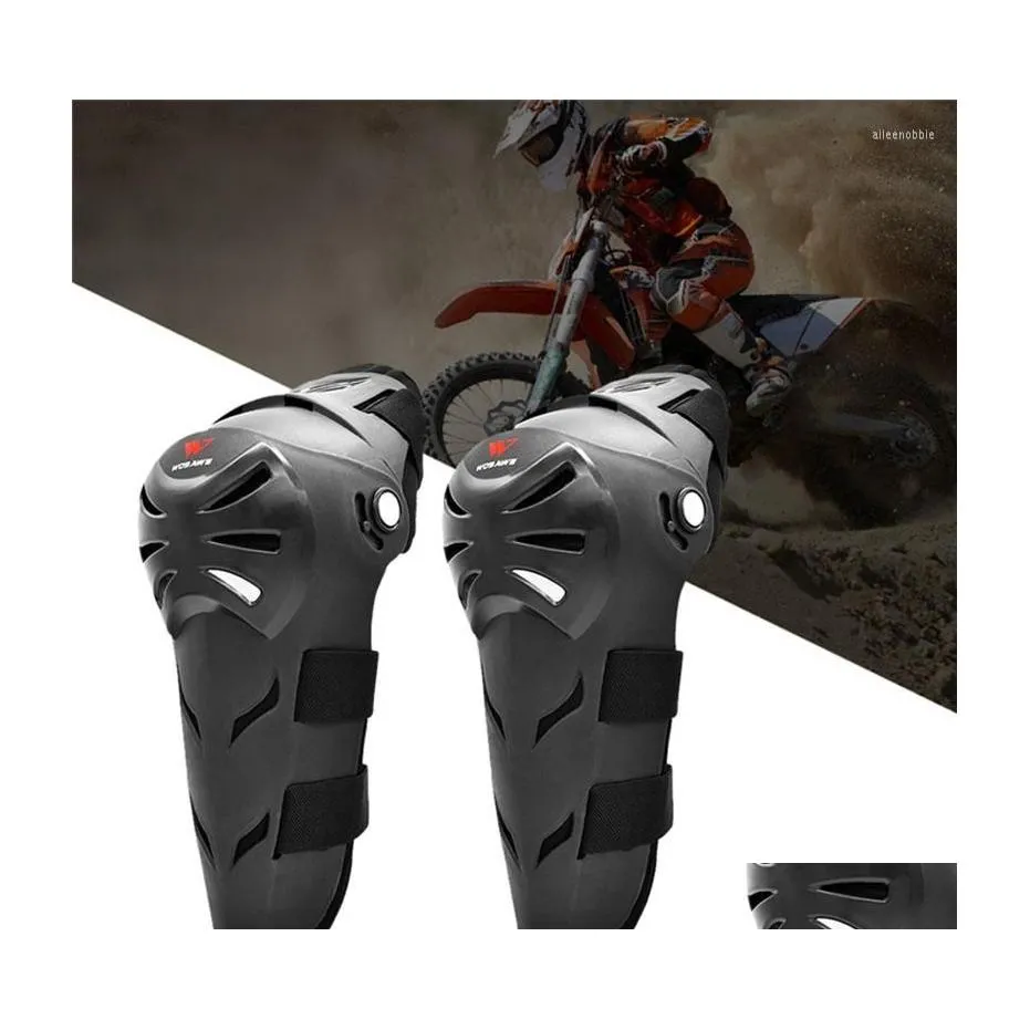 Motorcycle Armor Summer Knee Pads Riding Roller Skating Mountain Bike Professional Fashion Elbow Highstrength Support Protector Drop Dhokb