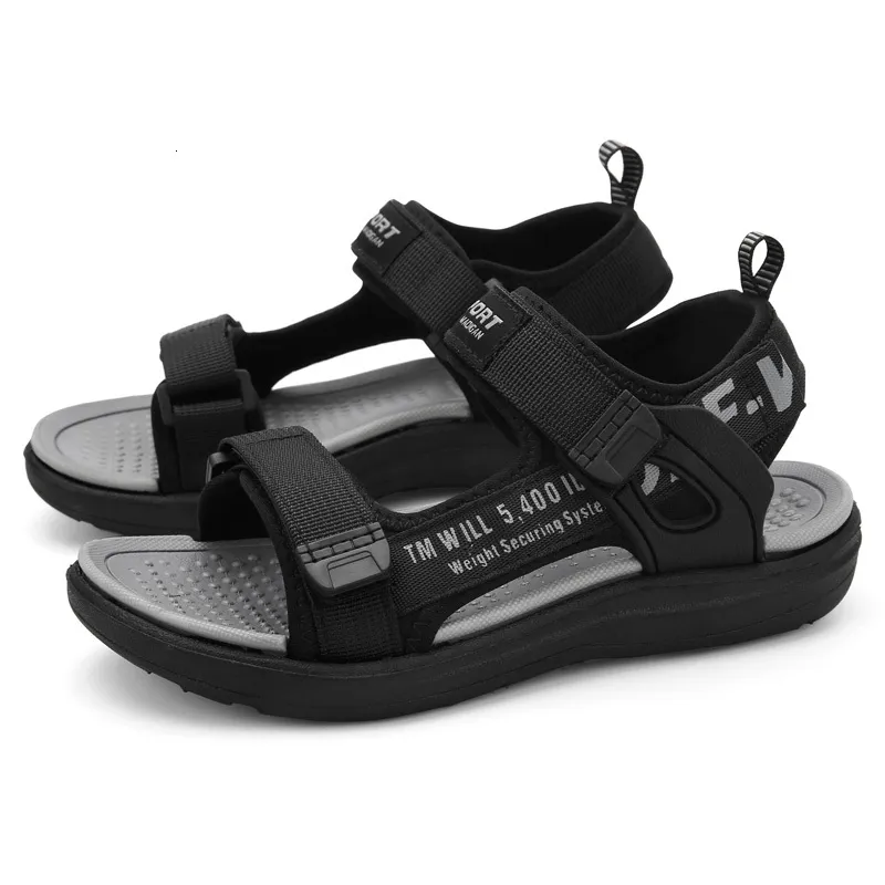 Sandálias de verão sandálias infantis sandálias de meninos respiráveis ​​Sapatos de crianças confortáveis ​​para crianças ao ar livre Crianças leves sandálias leves 230220