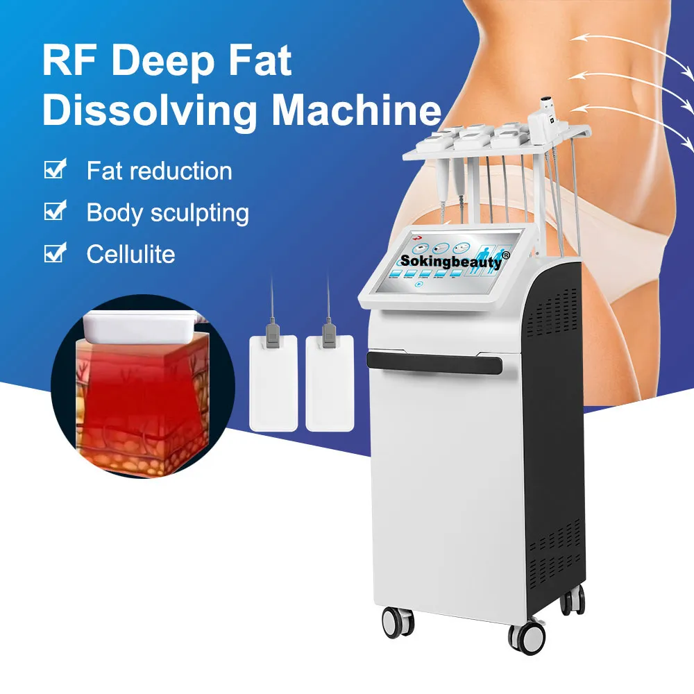 Trushape ID Monopolor RF Machine True Device Sculpt Radiofrekvens Slantutrustning 2 MHz Kroppsformning av cellulitreduktion Fettborttagningsenhet Viktavlopp