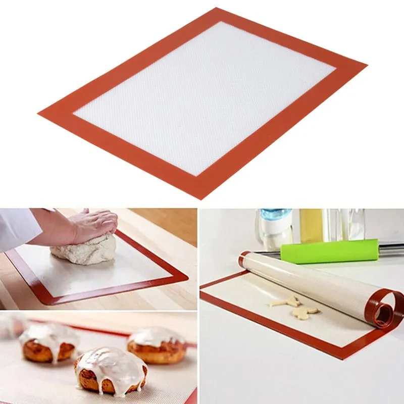 Gereedschap Accessoires Siliconen Nitaanvallige verdikking Mat Rollende deeg voering Pad Pastry Cake Bakware Pasta Paste Meeltafel Keuken