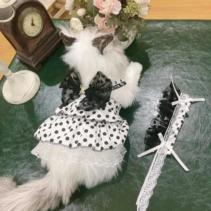 猫の衣装ペットアイテム犬の服スカートかわいい白いドレスヨークシャービチョンテディアクセサリー製品