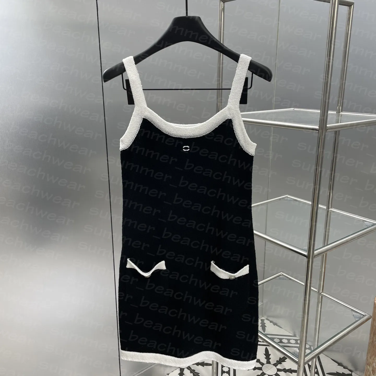 女性ファッションニットセクシーなスリングサマーパーティーカジュアルドレスハイグレードドレス