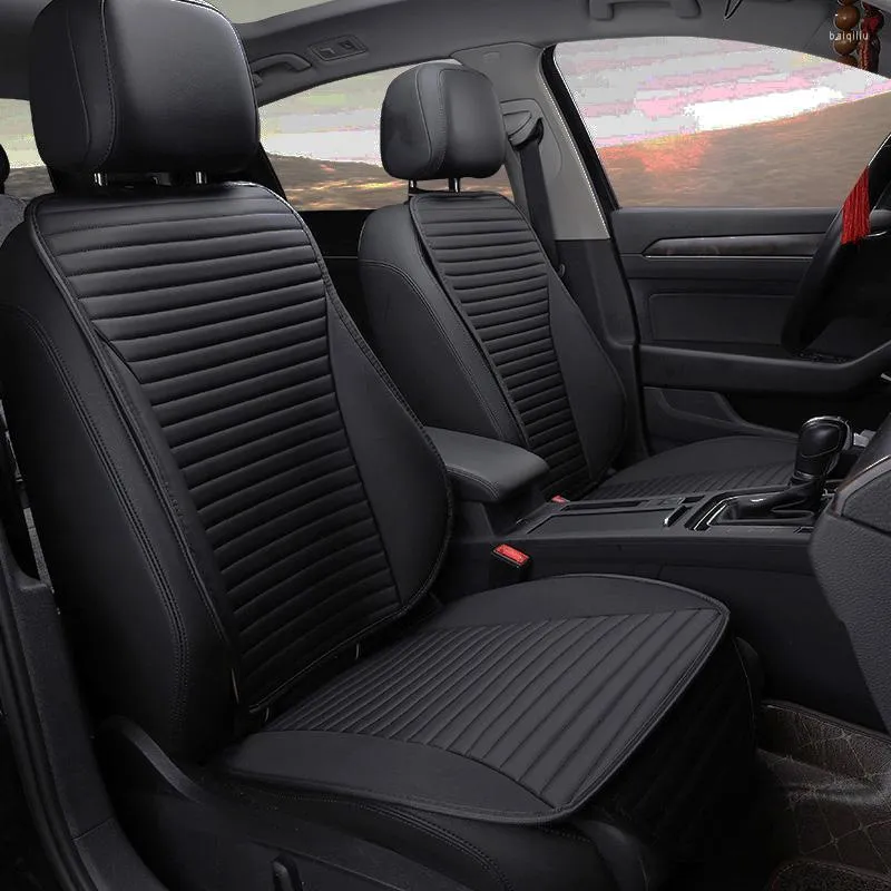 Fundas de asiento de coche, cubierta fácil de limpiar, no se mueve, cojines de coche, silla antideslizante de cuero Pu, resistente al agua para Dacia Sandero X8 X30