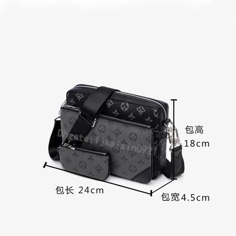 Herren Crossbody Bag Designer Bag Cross Body Men Bag Luxus Re Edition Pochette Trio Handtasche 3 In 1 Leder Messengerbeutel LVS Man Umhangetasche Von 35 19 DHgate