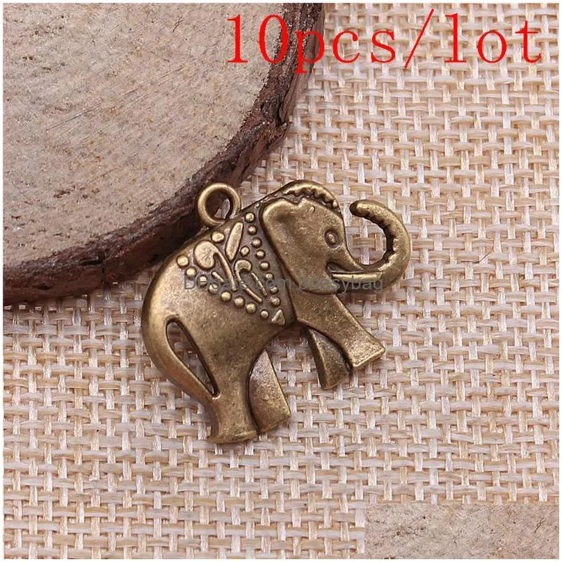 Charms voor sieraden maken kit hanger diy accessoires schattige olifant charms drop levering 202 dhext