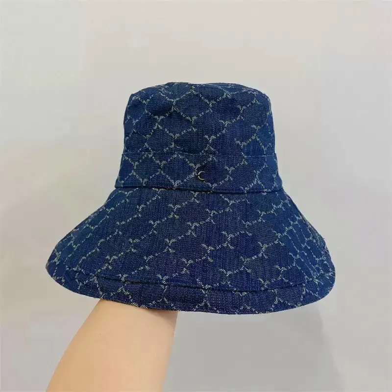 bucket hat designers luxurys hats solid colour letter design Atmosphere fashion leisure sunshade cap temperament versatile hat couple travel wear nice good