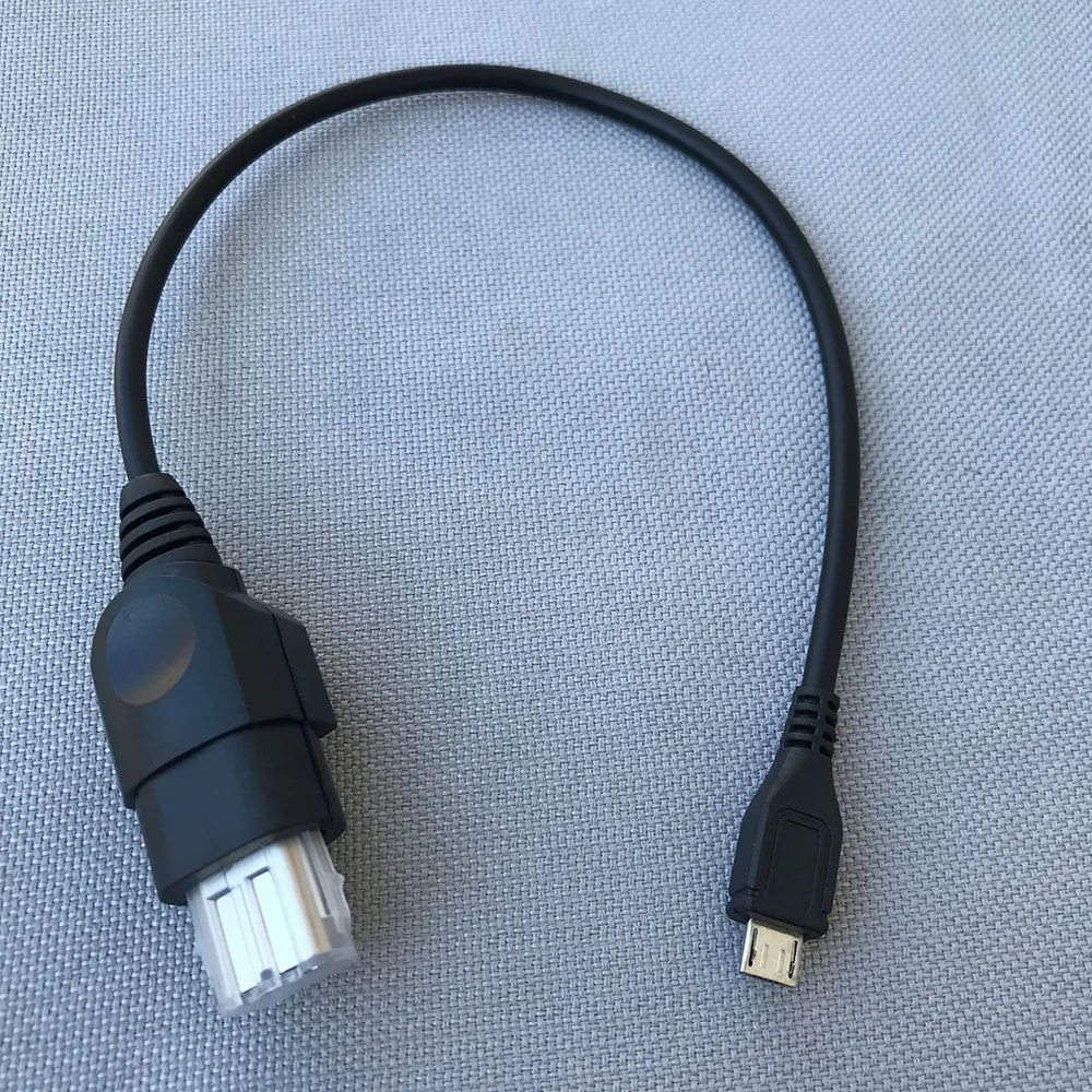 Cable de adaptador de convertidor de controlador a Micro macho para consola de juegos Xbox Original