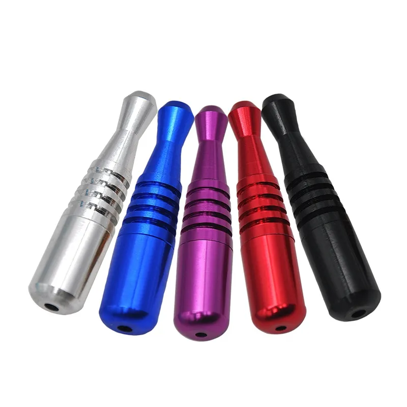 Pipa da baseball a forma di mazza a forma di mini tubi metallici staccabili portatili fumante Accessori tabacco asciutto utensile fumò magnati sniffer sniffer tubo dhl