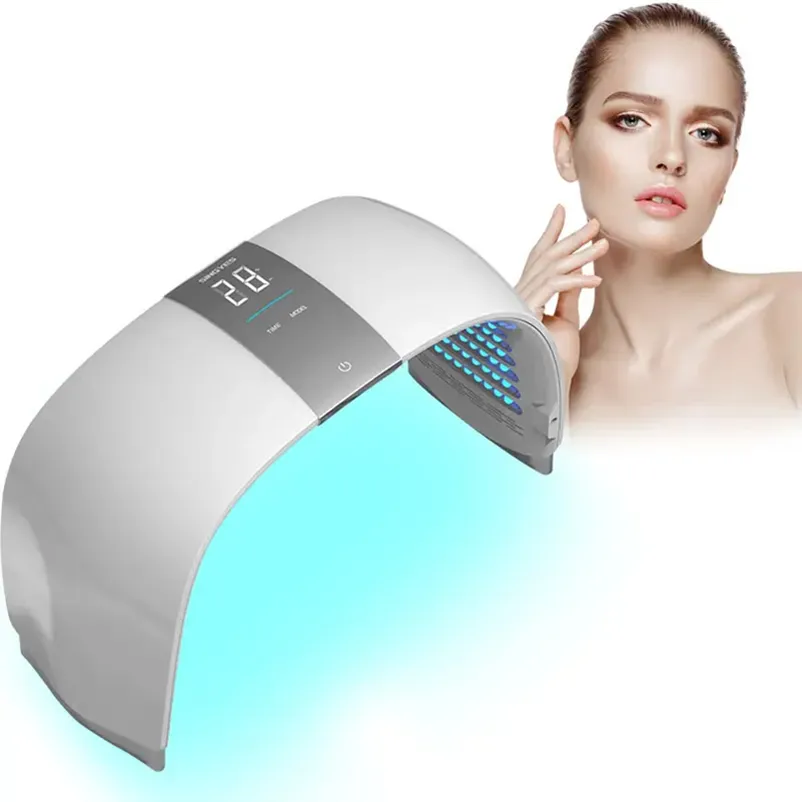 Pdt Led Face Máquina para el cuidado de la piel facial Rejuvenecimiento de la piel Terapia de 7 colores Dispositivo de spa de belleza corporal