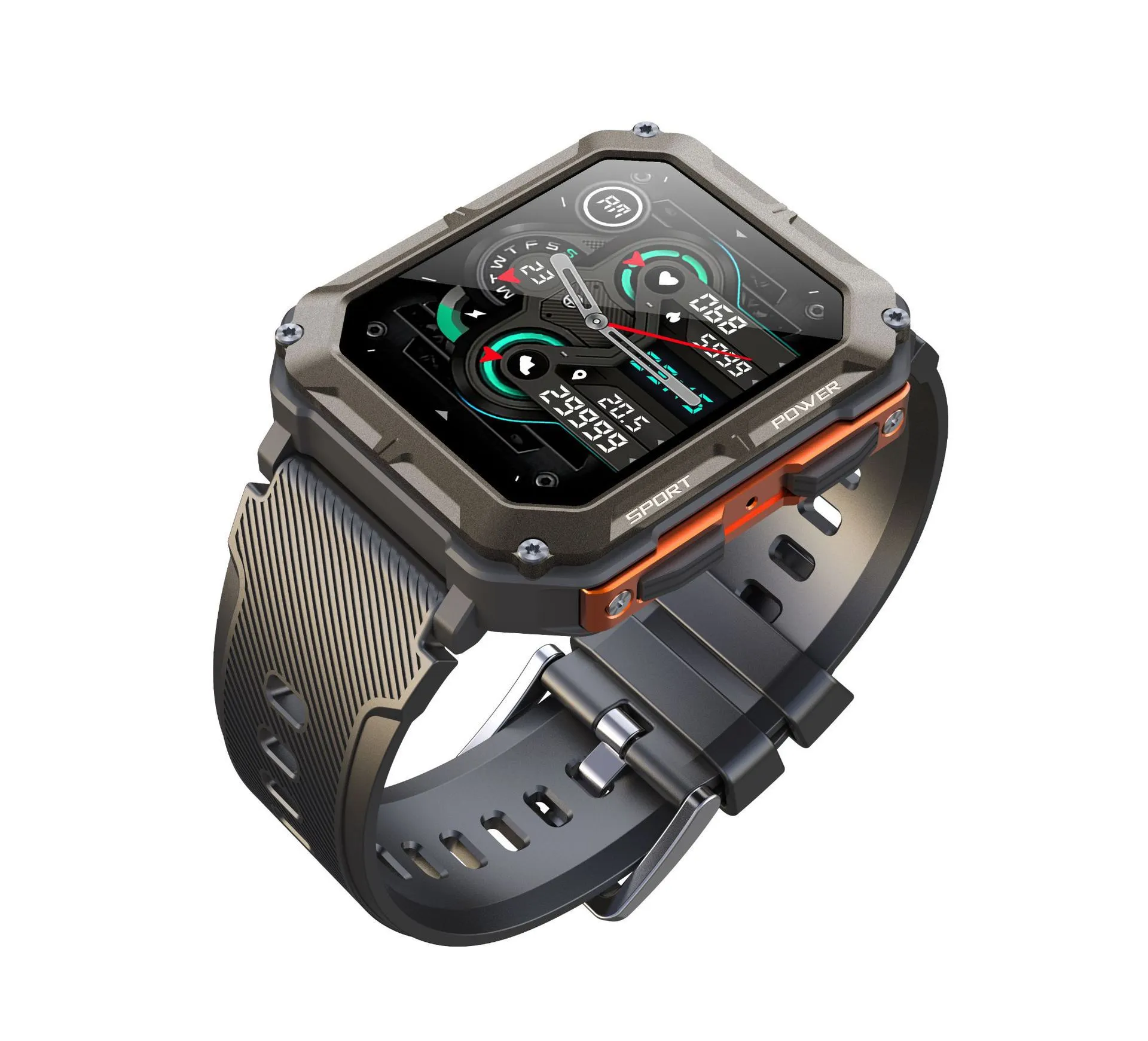 Suministro Al Por Mayor C20pro Militar Reloj Inteligente Hombres Ejército  Al Aire Libre IP68 5ATM Impermeable Ritmo Cardíaco Sangre Oxígeno Smartwatch  Para Hombres Android IOS De Sun_shop2014, 31,31 €