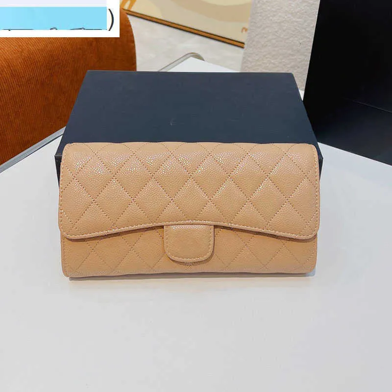 CC torebki luksusowe portfele marki damskie woc długie torby portfela ze złotym metalowym łańcuchem matelasse