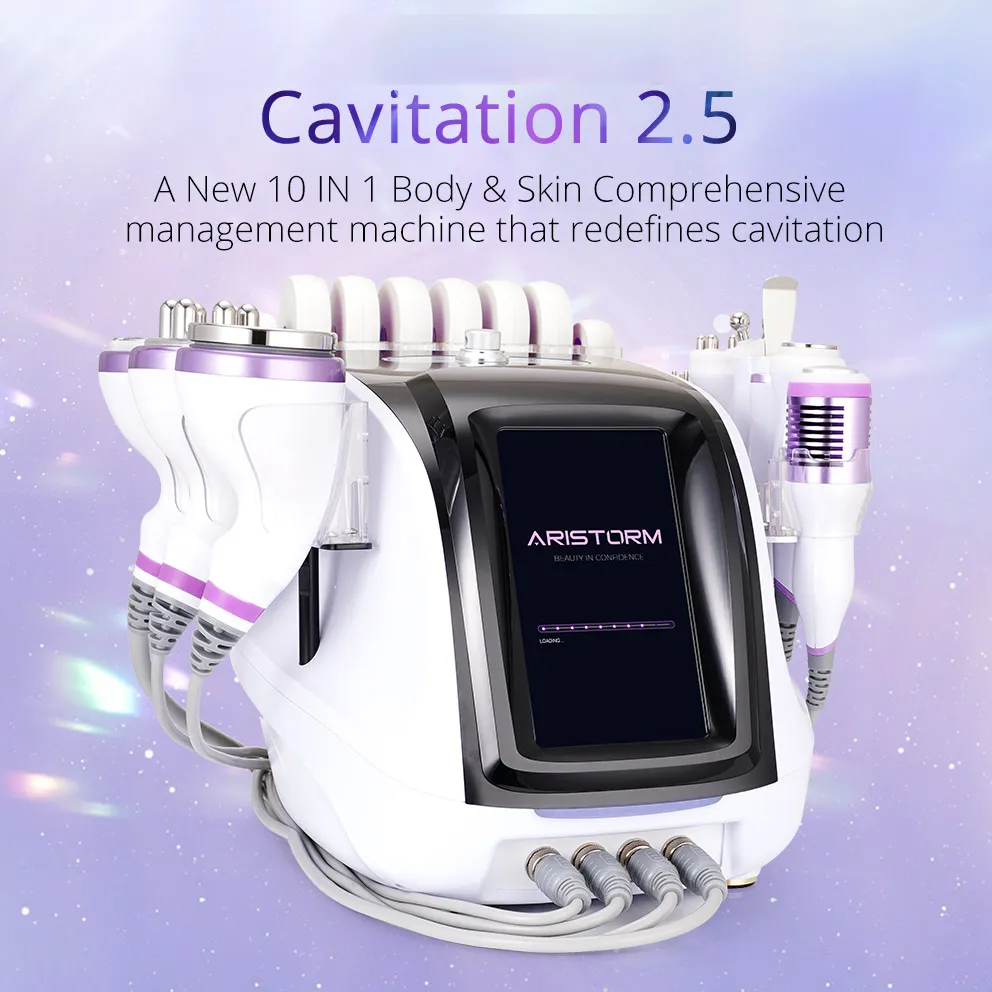 La cavitation d'articles de beauté amincissant la machine meilleure 10 dans 1 machine de serrage multifonctionnelle portative de cavitation