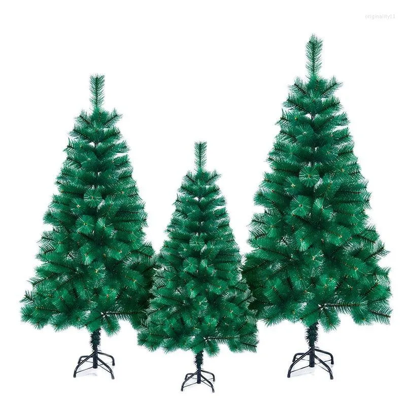 Decorações de Natal Pine Aleod Tree Decoration Furnishings Home Festival Party Decor Green Ornament Atmosfera adereços