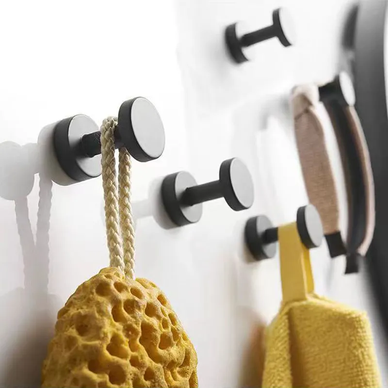 Крючки рельсы стена многоцелевые клавиши вешалка для одежды для ванной комнаты полотенце полотенце держатель кухонный аппаратный аппарат стойки 230221