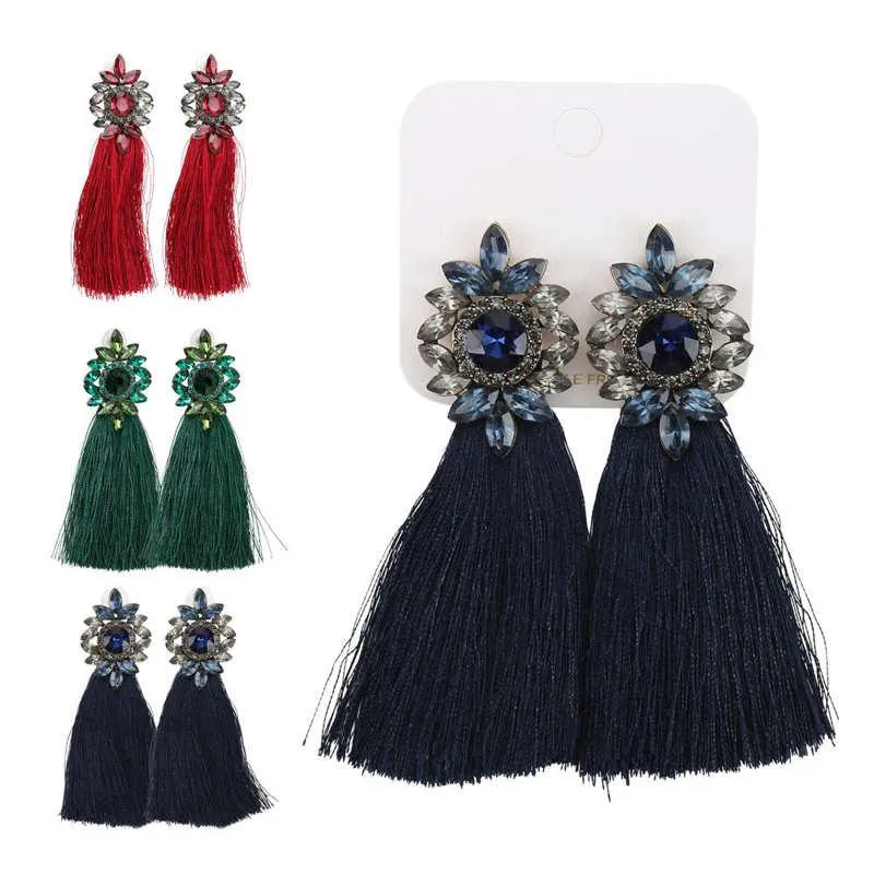 V￤ggklisterm￤rken f￶r barnrum magnet 1 par ￶rh￤ngen diamant blommor form vintage tassel legering material ￶ron studs part