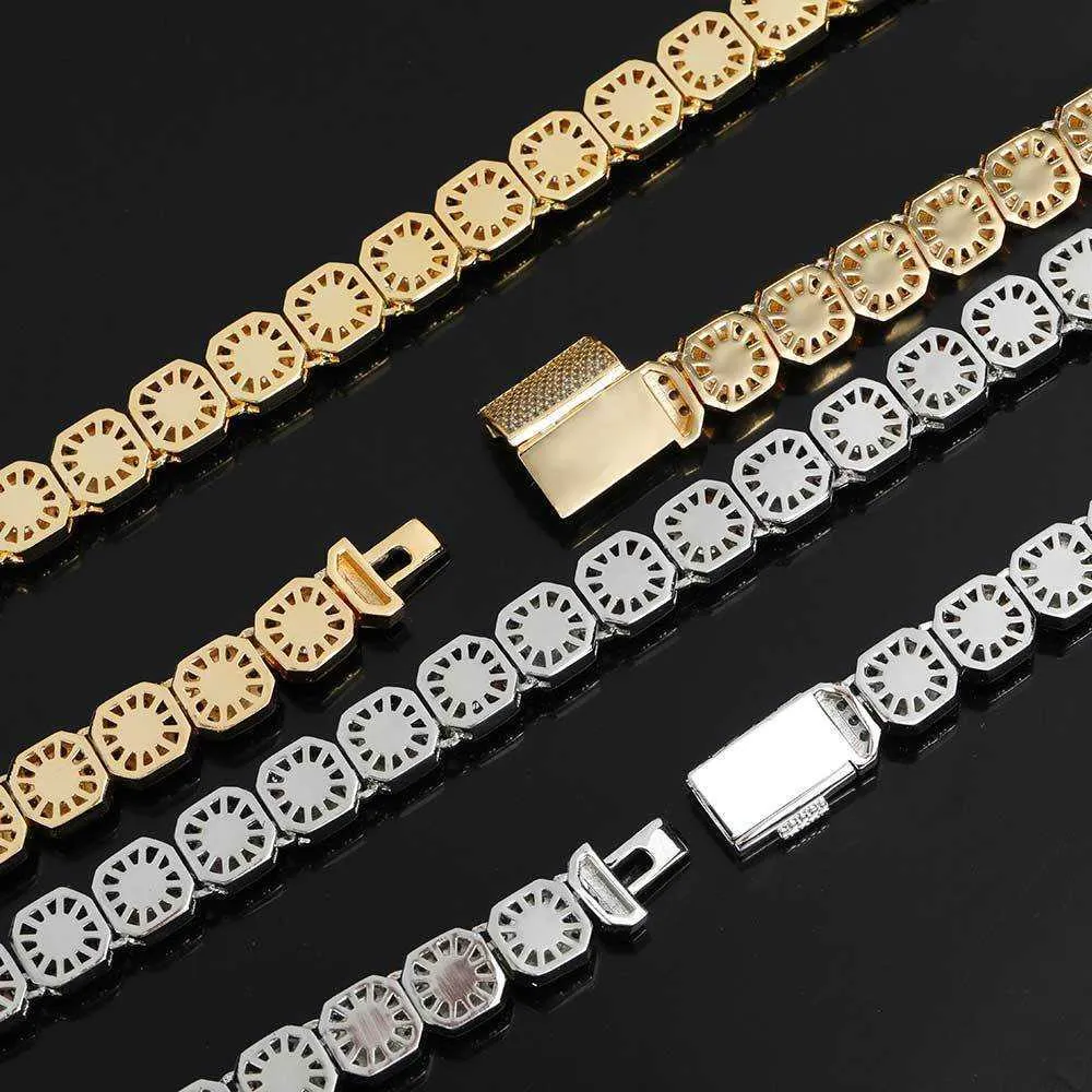 Hotsale Hip Hop Jewelry Men 10mm Flip Cover Iced Out Vvs Moissanite Diamond Bracelet Sier Bling Rock Candy Tennis Chain for Women