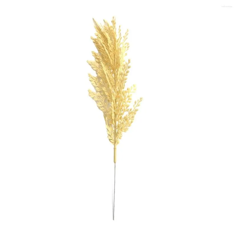 Decorative Flowers 38cm Wheat Ear Flower Artificial For Wedding Party Decoration DIY Craft Home Table Christmas Decor Bouquet