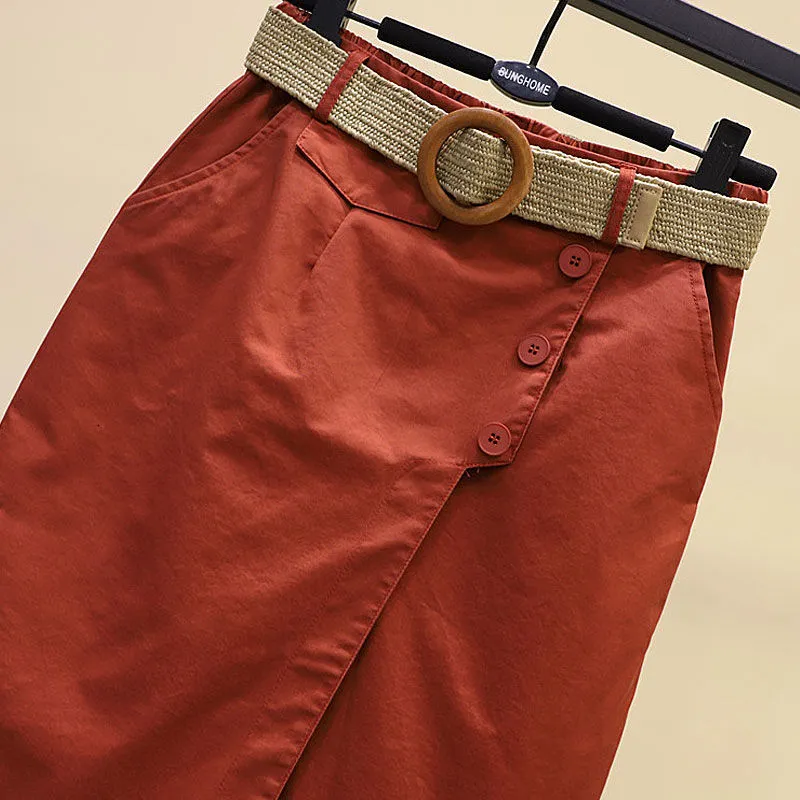 Casual Solid Pocket Buckle Oblique Collar A Line Dresses Casual Solid Pocket Buckle Oblique Collar A Line Dresses