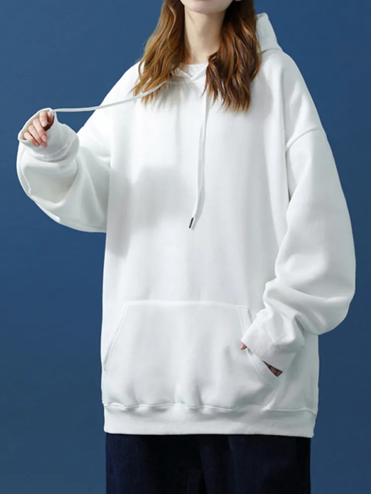 Womens Hoodies Sweatshirts Leesbare Oversized Hoodies Dames Pulovers Capuchon Capon Dikke Warme Los Hoodie Dames Sweatshirts Vrouw Van 31 72 DHgate