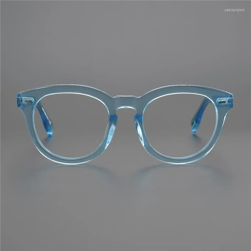 Güneş Gözlüğü Çerçeveleri Cary Grant Retro Vintage Yuvarlak Kristal Göz Gözlükleri Okuma Gösteri Tasarımcısı gözlük Ov5413 Myopia