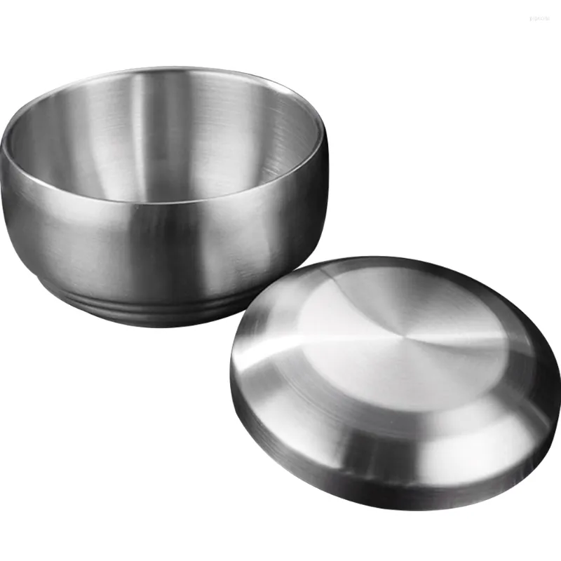 Bowls Stainless Steel Portable Kitchen Metal Household Soup Bowl Dipping Cubilose For