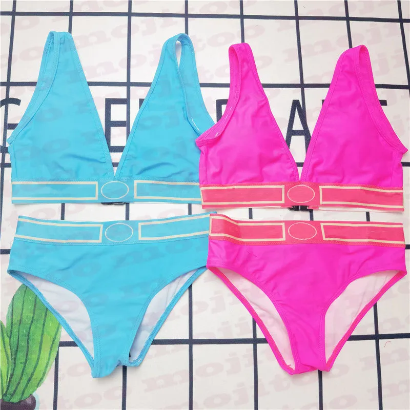 Seksowne zestawy bikini designerskie damskie jeden kawałek stroje kąpielowej Summer Swimsuits