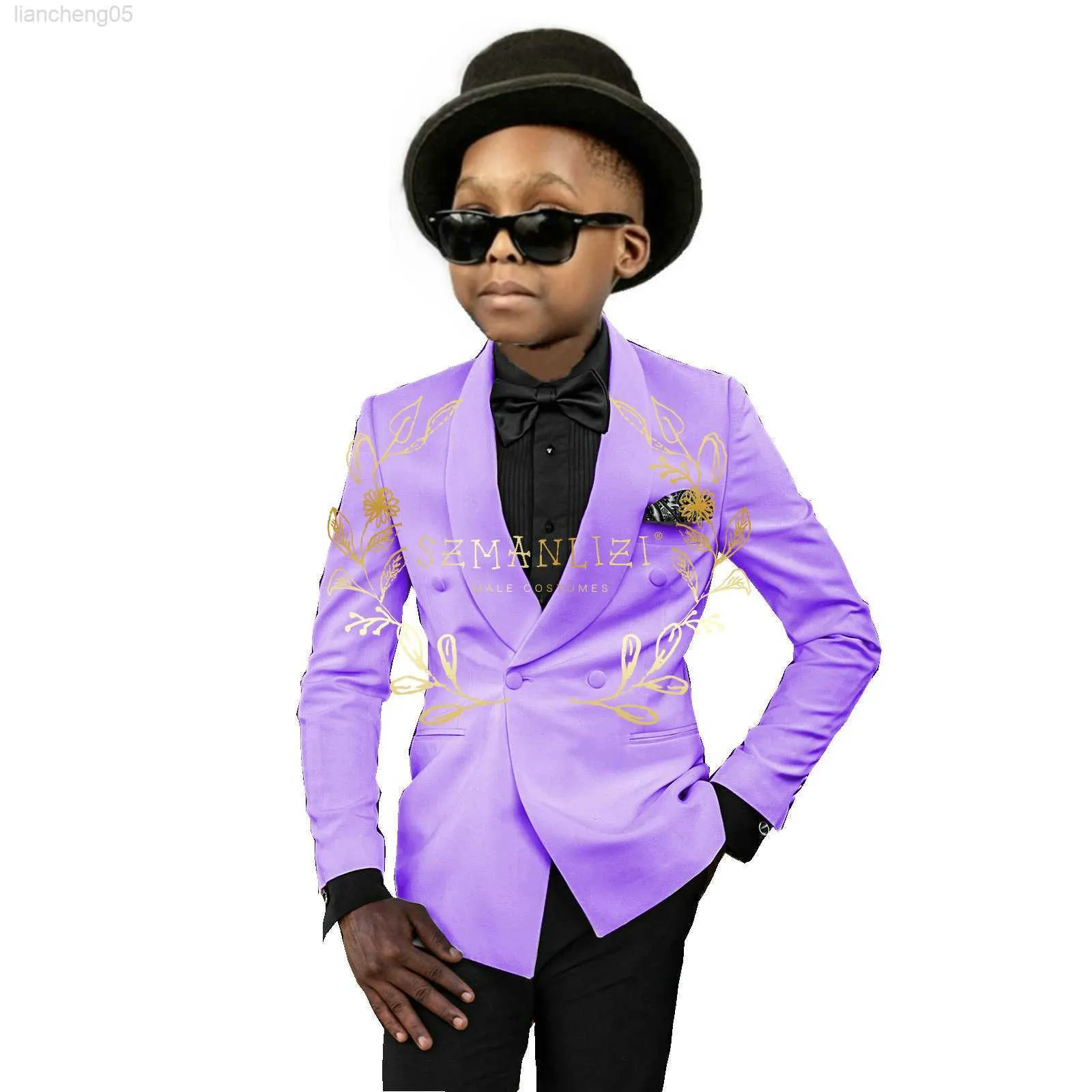 Purple blazer kids sale