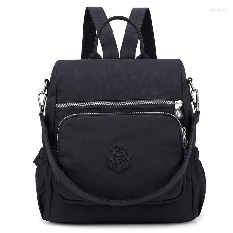 School Bags Preppy Style Women Backpack Waterproof Nylon Bag Lady Women's Rucksack Female Casual Travel Shoulder Mochila Feminina