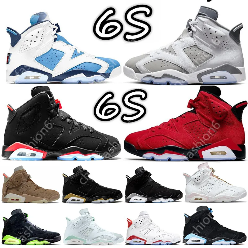 2023 Cool Gray 6 6S Mens Basketball Shoes Sneakers Toro UNC Metallic Silver Red Oreo Gold Hoops Blue Triple Black Cat Bred DMP Medium Olive Carmine Women Trainers
