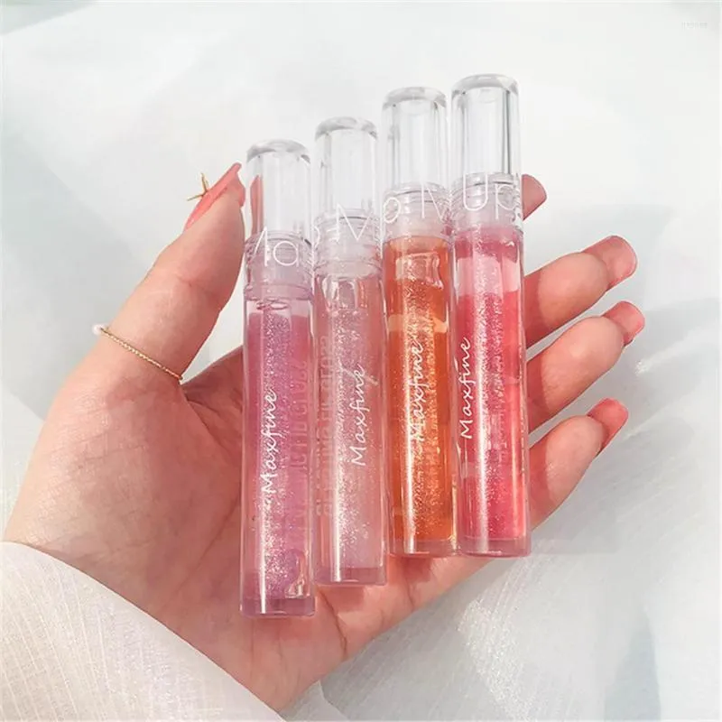 Lip Gloss Natural Mirror Water Crystal Jelly Glaze Long Lasting Moisturizing Waterproof Liquid Oil Plumping Serum