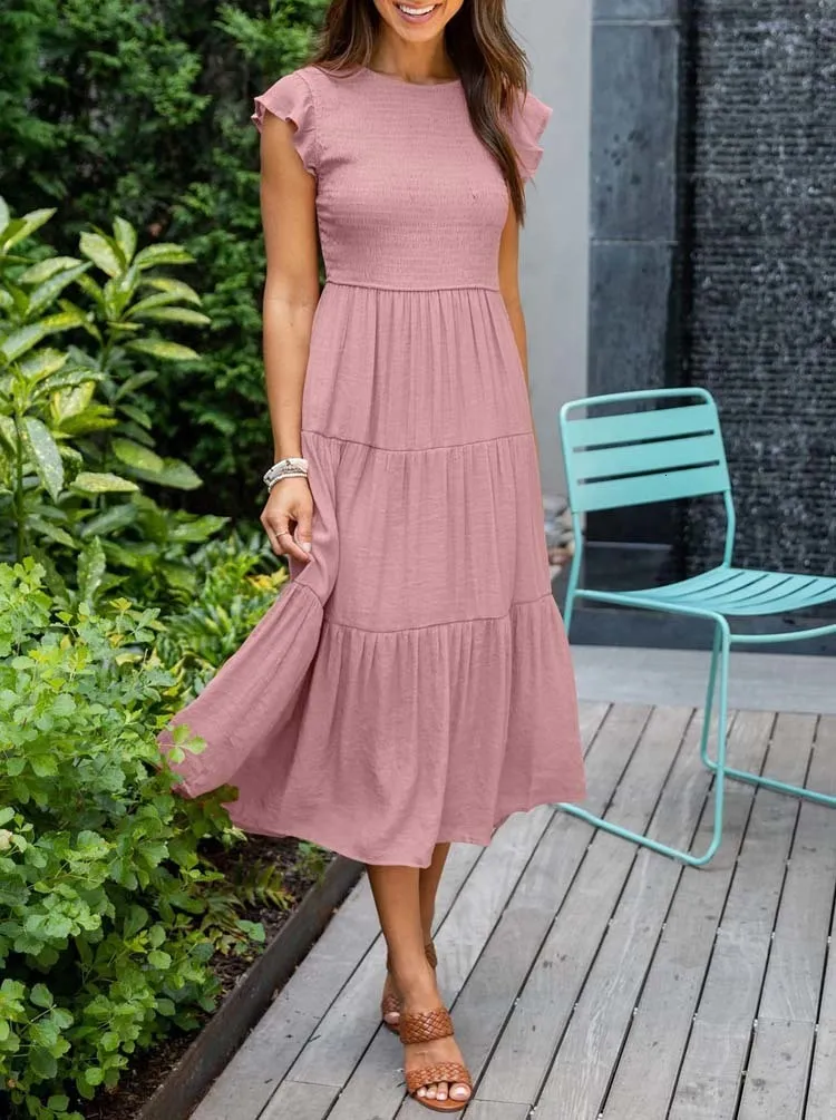 h&m a line dress H M A Line Cotton Dress