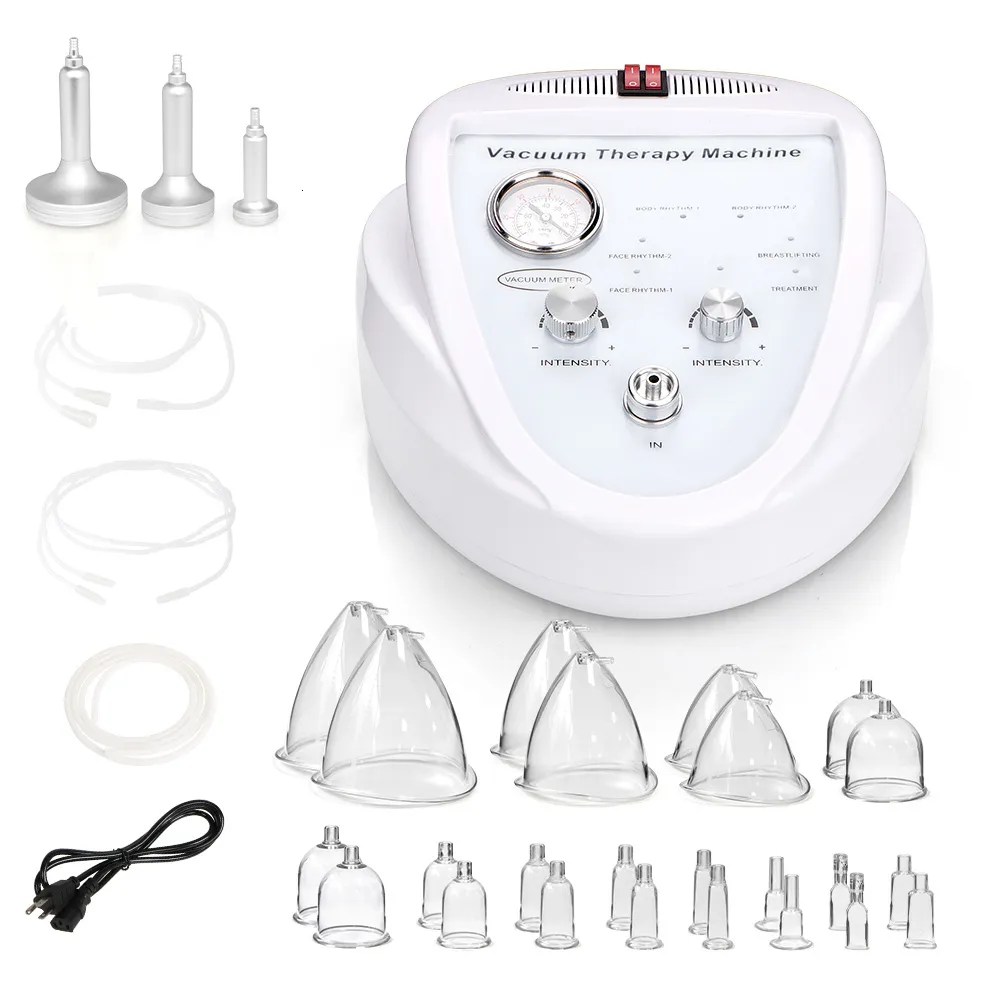 Autres articles de massage Thérapie sous vide portable Machine d'amélioration du sein Pompe Tasse Enhancer Drainage lymphatique Body Shaping Butt Lifting Device 230221