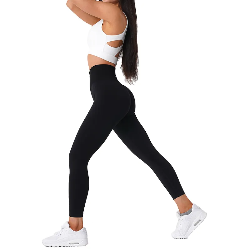 NVGTN High Waisted Seamless Yoga Leggings For Women Soft Workout Running  Tights With Pockets, Fitness Outfits, Gym Wear, Lycra Spandex Fabric  23021515 From Ai825, $23.82