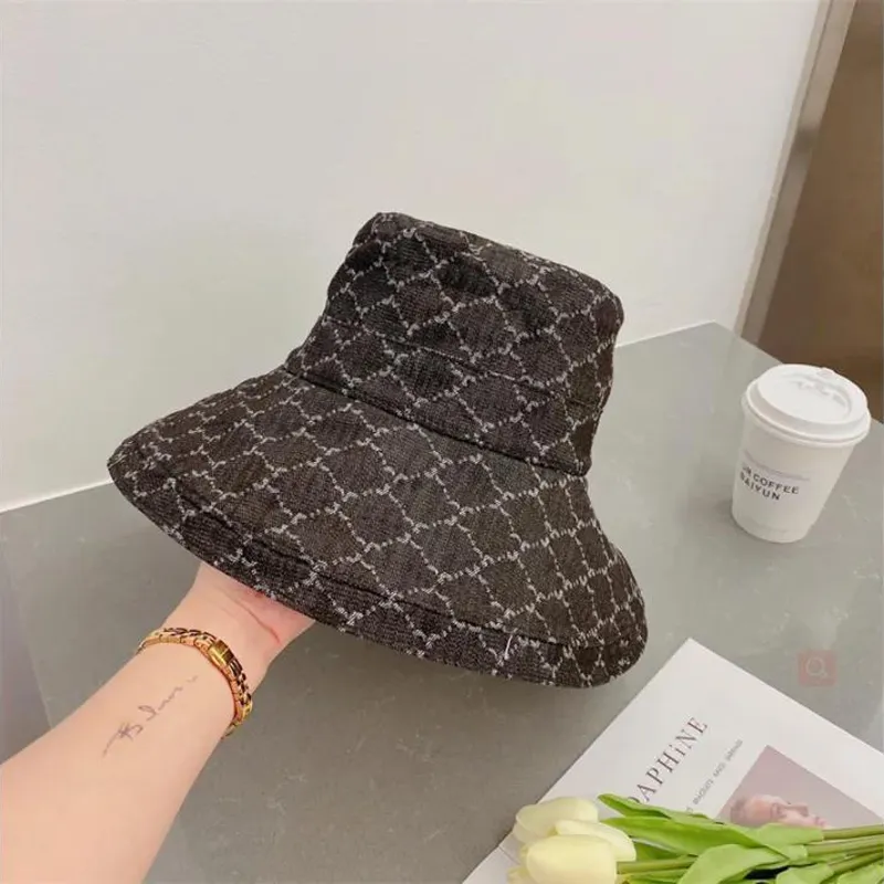 Chapeau De Seau Vintage En Coton Denim - Chapeau Soleil Large Bord Pour Hommes Et Femmes, Kaki