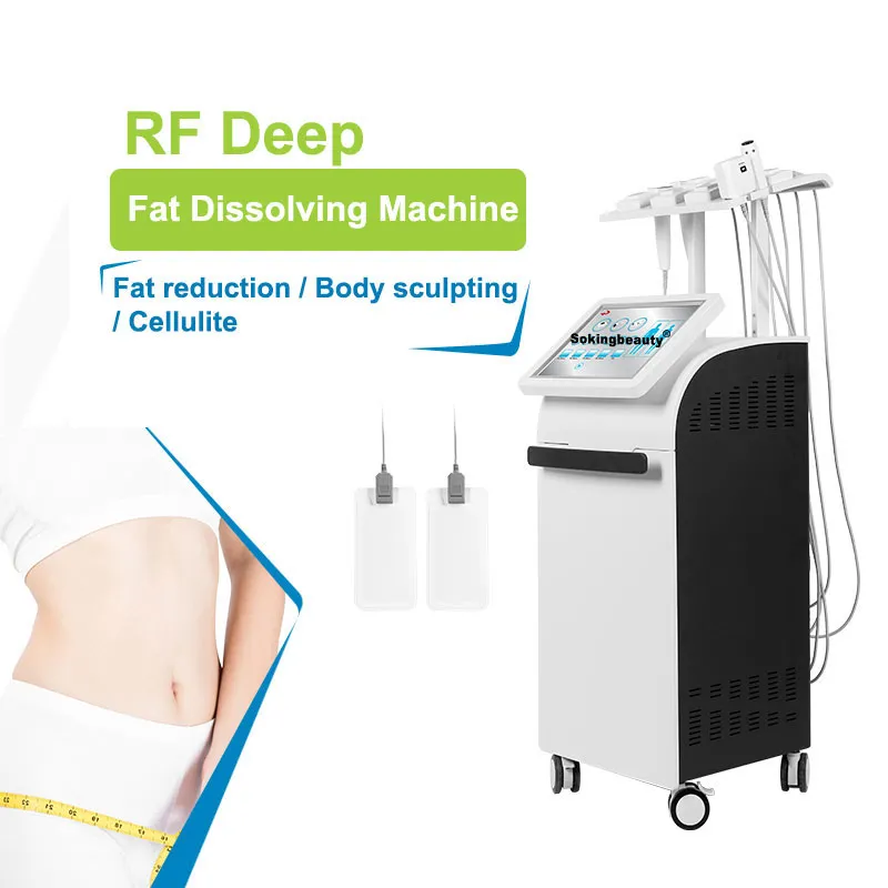 RF Djup fettupplösningsutrustning TRUSCULPT ID Radiofrekvens Monopolor Slimmmaskin Celluliter Borttagning Trushape 3D RF Body Sculpting Device 2MHz Effektiv