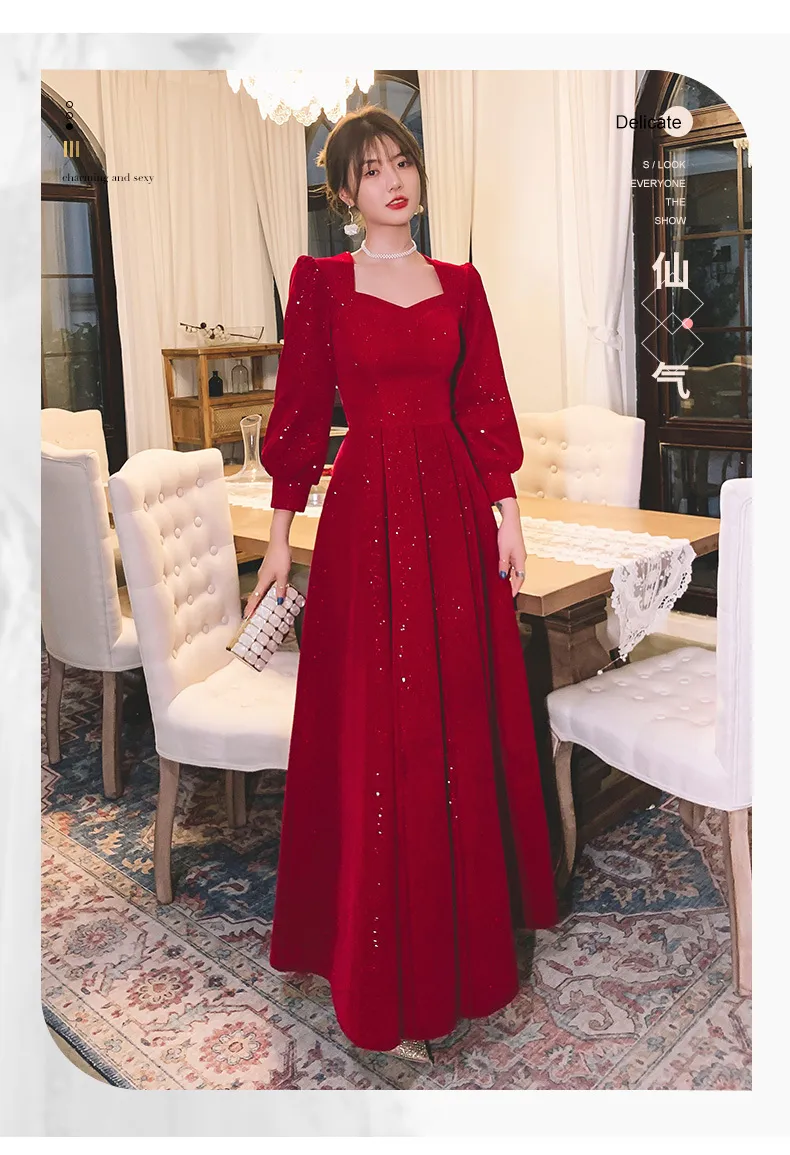 Vestido de fiesta sencillo y elegante sales