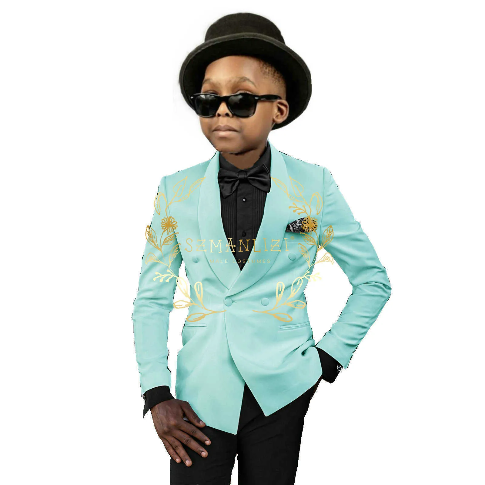 Clothing Sets Suit For Kids Boys Light Purple Jacket Pants Wedding