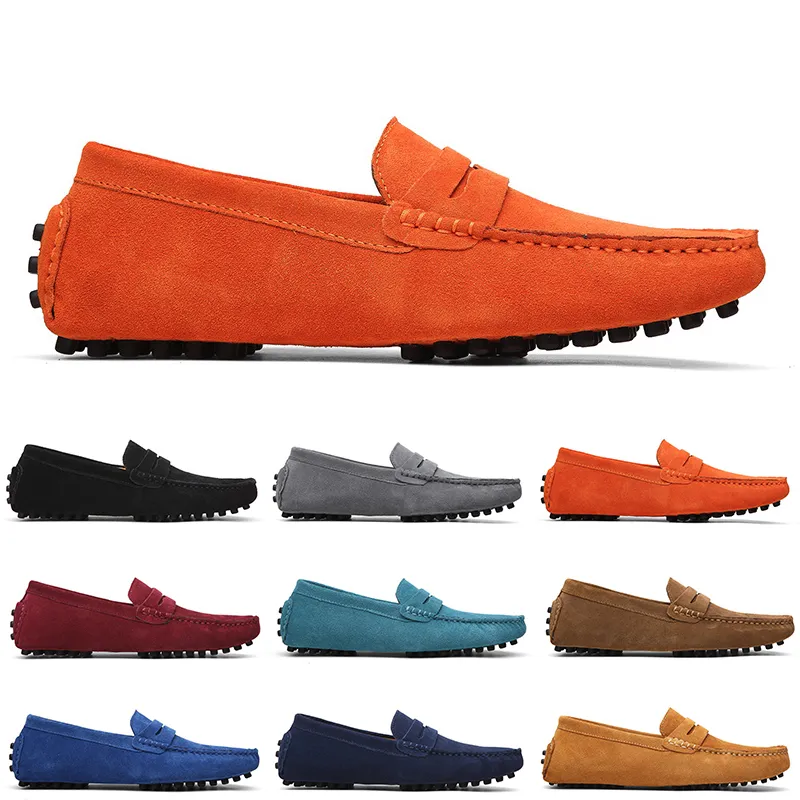 hommes chaussures décontractées couleur unie populaire respirant argent taupe dlives acajou marron jogging marche bas doux multi cuir hommes baskets entraîneur extérieur GAI